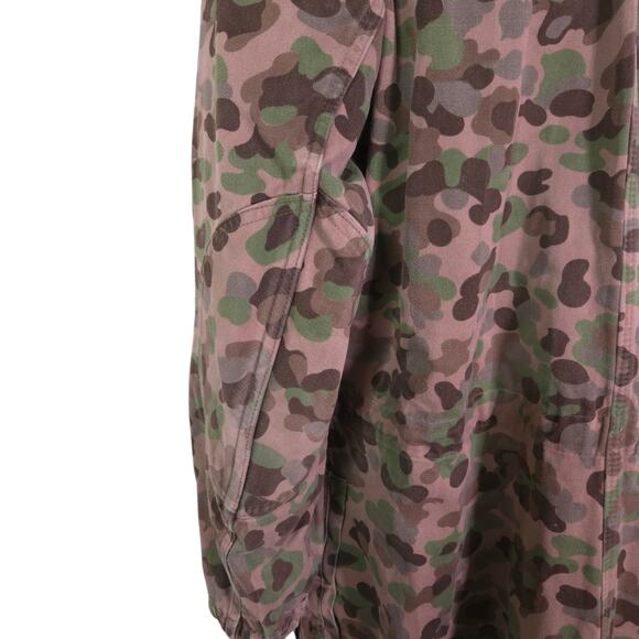 Soviet Union Camo Coat 96-100 / 3-4 Hood Slit Back Military Uniform - Picture 10 of 16